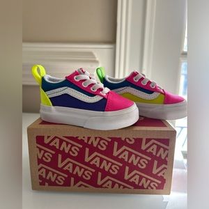 Toddler Old Skool Elastic Lace Vans Yacht Club Shoe